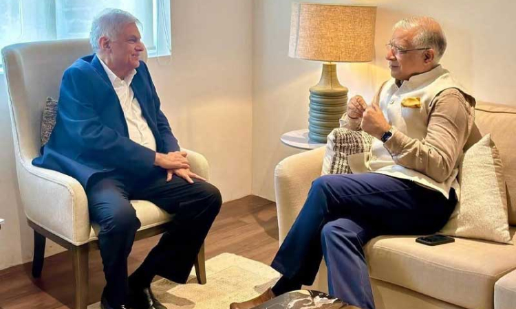 ඉන්දීය මහ කොමසාරිස් හදිසියේම රනිල් හමුවේ !